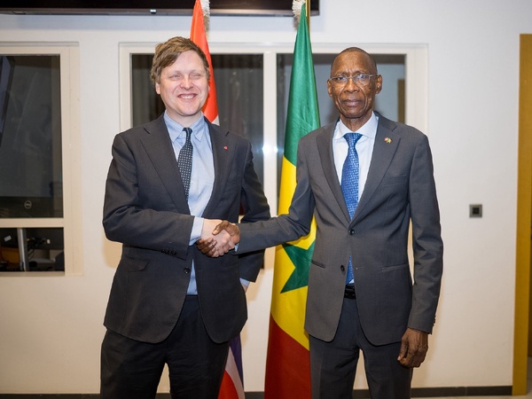 Diplomatie : Cheikh Niang et Åsmund Aukrust consolident le partenariat Sénégal–Norvège Diplomatie : Cheikh Niang et Åsmund Aukrust consolident le partenariat Sénégal–Norvège