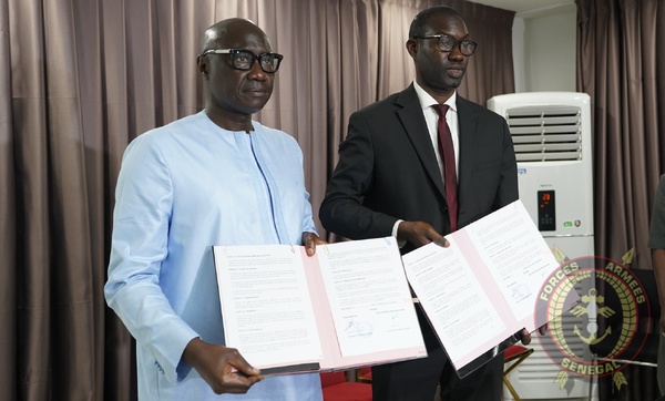 Protection sociale : Birame Diop et El Hadji Séga Guèye signent une convention au profit des familles de militaires