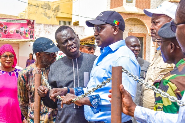 Gestion des inondations: Le Ministre Cheikh Tidiane Dièye en action à Kaolack pour une protection durable