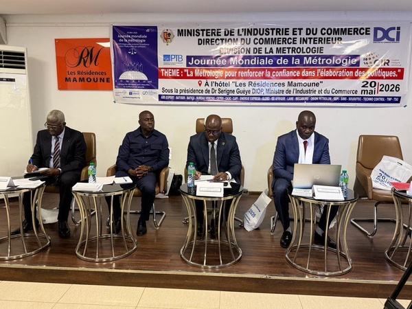 Industrie : Le Sénégal célèbre la Journée de la métrologie, un levier clé de l'Agenda Sénégal 2050 Industrie : Le Sénégal célèbre la Journée de la métrologie, un levier clé de l'Agenda Sénégal 2050