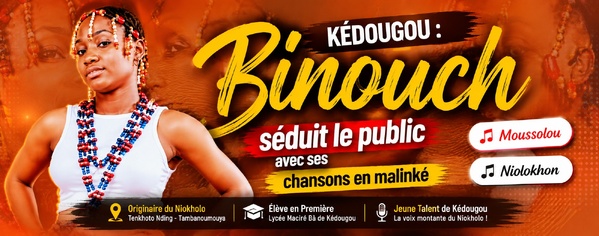 Jeune Talent de Kédougou: Zoom sur Binouch, la lycéenne qui modernise et sublime la culture malinké Jeune Talent de Kédougou: Zoom sur Binouch, la lycéenne qui modernise et sublime la culture malinké