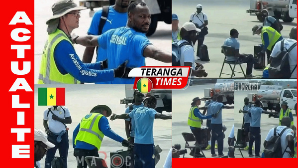 Mondial 2026 : Indignation générale après le traitement « indigne et humiliant » infligé aux Lions du Sénégal à leur arrivée aux États-Unis Mondial 2026 : Indignation générale après le traitement « indigne et humiliant » infligé aux Lions du Sénégal à leur arrivée aux États-Unis