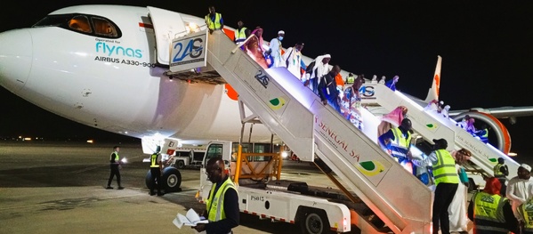 Diass : Le Hajj 2026 officiellement bouclé avec l'atterrissage du dernier vol de pèlerins à l'AIBD Diass : Le Hajj 2026 officiellement bouclé avec l'atterrissage du dernier vol de pèlerins à l'AIBD