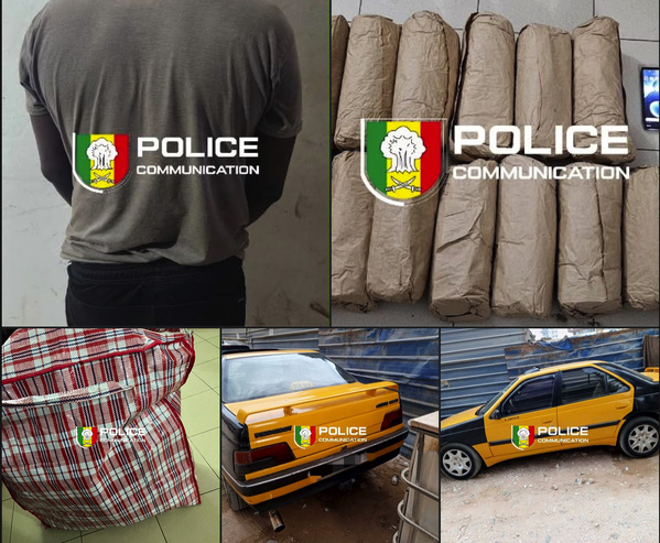 Keur Massar : un trafiquant présumé arrêté avec 15 kilogrammes de chanvre indien