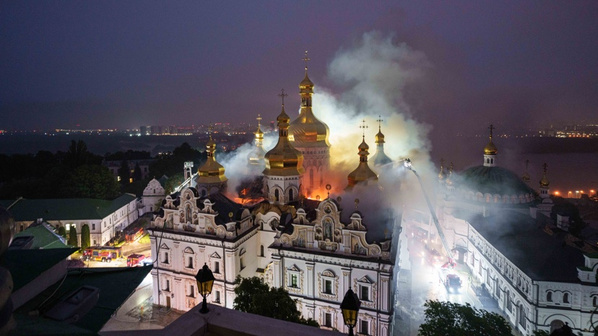GUERRE EN UKRAINE : La cathédrale historique de Kiev pourrait être restaurée en deux ans GUERRE EN UKRAINE : La cathédrale historique de Kiev pourrait être restaurée en deux ans