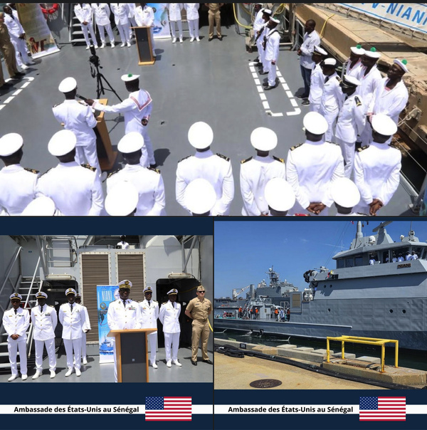 Coopération militaire : Un navire de la Marine sénégalaise aux États-Unis pour les exercices historiques de l'US Navy Coopération militaire : Un navire de la Marine sénégalaise aux États-Unis pour les exercices historiques de l'US Navy