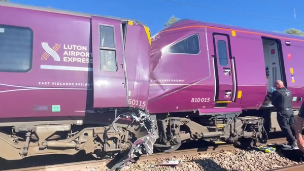 Royaume-Uni : un conducteur tué et plus de 80 blessés dans une collision de trains près de Bedford en pleine heure de pointe