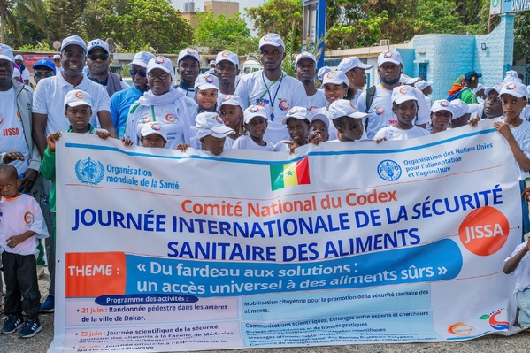 Dakar : une randonnée de sensibilisation lance les journées dédiées à la sécurité sanitaire des aliments