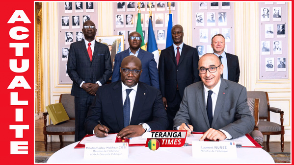 Coopération Sénégal–France : Mouhamadou Makhtar Cissé en visite de travail à Paris pour renforcer les partenariats sécuritaires