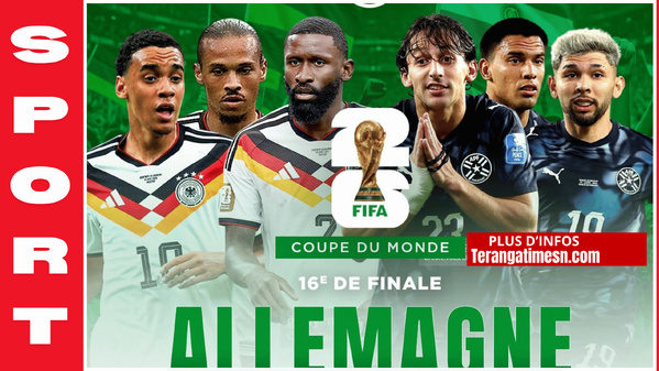 Mondial 2026: Allemagne - Paraguay, les compositions officielles des seizièmes de finale à Foxborough