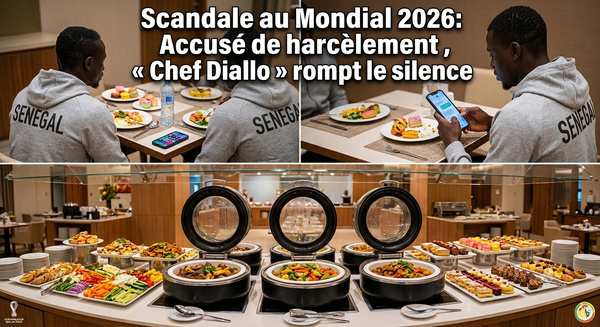 Scandale au Mondial 2026: Accusé de harcèlement sexuel, « Chef Diallo » rompt le silence et balance sur le calvaire logistique des Lions Scandale au Mondial 2026: Accusé de harcèlement sexuel, « Chef Diallo » rompt le silence et balance sur le calvaire logistique des Lions