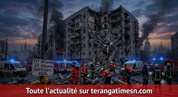 Frappes russes sur Kiev: Au moins 22 morts recensés dans la capitale ukrainienne avant le sommet de l'OTAN