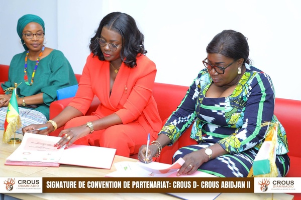 Coopération universitaire: Le CROUS de Diamniadio et le CROU Abidjan II signent une convention historique Coopération universitaire: Le CROUS de Diamniadio et le CROU Abidjan II signent une convention historique