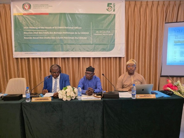 Intégration régionale: Les chefs des bureaux nationaux de la CEDEAO réunis à Freetown pour repenser l'avenir de la communauté Intégration régionale: Les chefs des bureaux nationaux de la CEDEAO réunis à Freetown pour repenser l'avenir de la communauté