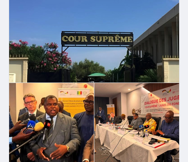 Coopération germano-sénégalaise: La Cour suprême et la GIZ organisent le « Dialogue des Juges » pour sécuriser les droits fonciers et immobiliers Coopération germano-sénégalaise: La Cour suprême et la GIZ organisent le « Dialogue des Juges » pour sécuriser les droits fonciers et immobiliers