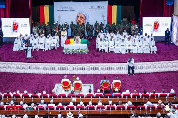 Dernier adieu à Hadja Andrée Touré : un vibrant symposium d'hommage organisé au Palais du Peuple Dernier adieu à Hadja Andrée Touré : un vibrant symposium d'hommage organisé au Palais du Peuple