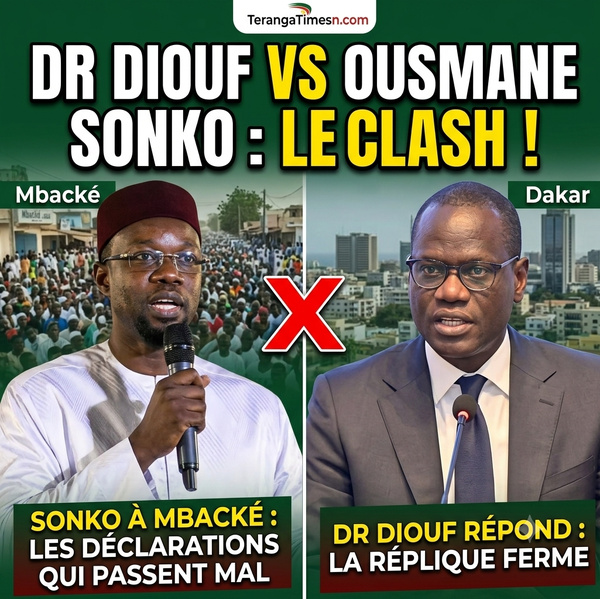 Dr El Hadji Abdourahmane Diouf répond à Ousmane Sonko après ses déclarations à Mbacké Dr El Hadji Abdourahmane Diouf répond à Ousmane Sonko après ses déclarations à Mbacké