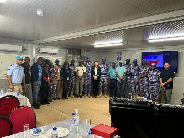 Goma : la Directrice de l’Appui à la Mission salue le professionnalisme du SENFPU3 au Camp Jambaar Goma : la Directrice de l’Appui à la Mission salue le professionnalisme du SENFPU3 au Camp Jambaar