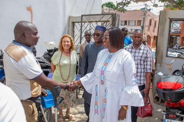 Inclusion sociale: La ministre Marie Angélique Diouf apporte un soutien d’envergure à l’Handi-Basket et au centre Talibou Dabo