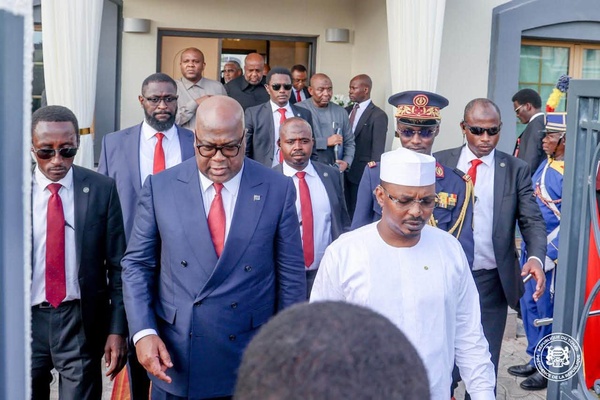 Tchad: En marge du Forum Africain de l'Eau, Mahamat Idriss Déby Itno s'entretient avec ses homologues du Bénin, de Mauritanie et de RDC