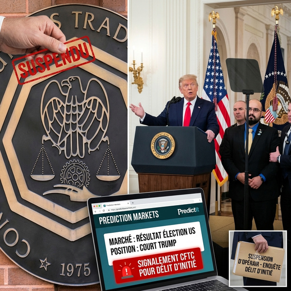 Scandale à la Maison-Blanche: l'opérateur du téléprompteur de Donald Trump suspendu pour délit d'initié sur des marchés de prédiction