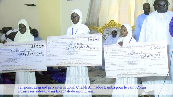 Touba: la 5e édition du Grand Prix international Cheikh Ahmadou Bamba pour le Saint Coran livre son verdict ce dimanche Touba: la 5e édition du Grand Prix international Cheikh Ahmadou Bamba pour le Saint Coran livre son verdict ce dimanche