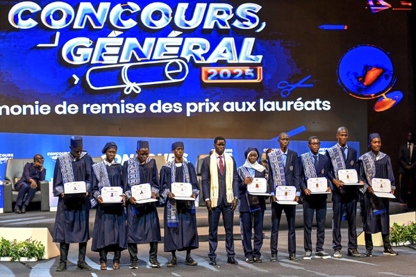 Concours général 2026 au Sénégal: le palmarès des 60 ans dévoilé, Ameth Babou du Prytanée militaire sacré meilleur élève