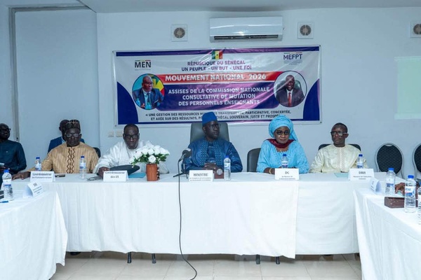 Éducation et Formation : Ouverture de la Commission nationale consultative de mutation des personnels enseignants pour la session 2026 Éducation et Formation : Ouverture de la Commission nationale consultative de mutation des personnels enseignants pour la session 2026