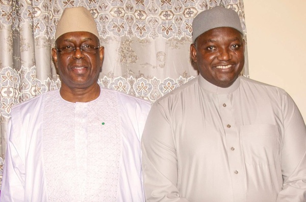 Diplomatie: En Gambie, le Président Adama Barrow apporte son soutien à la candidature de Macky Sall à l’ONU