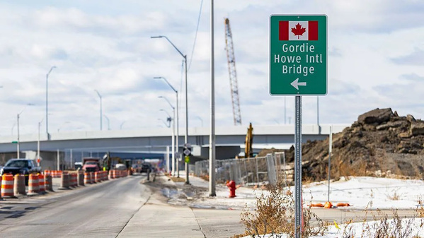 Tensions diplomatiques: L'inauguration du pont Gordie Howe cristallise le différend commercial entre le Canada et les États-Unis Tensions diplomatiques: L'inauguration du pont Gordie Howe cristallise le différend commercial entre le Canada et les États-Unis