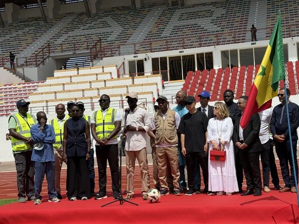 JOJ Dakar 2026: Bassirou Diomaye Faye réceptionne la Piscine Olympique et le Stade Iba Mar Diop