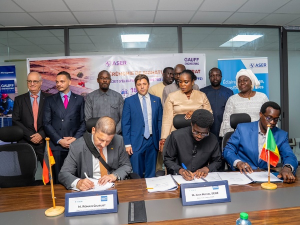 Électrification rurale : L’ASER et Gauff Engineering lancent la phase 2 pour alimenter 753 nouveaux villages