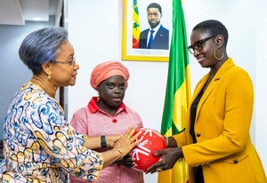 Inclusion par le sport: Djiréye Clotilde Coly reçoit une délégation de Special Olympics au ministère de la Jeunesse et des Sports