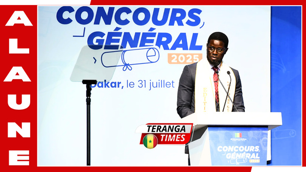 Concours général 2026: Le président Bassirou Diomaye Faye érige l’école en première infrastructure stratégique du Sénégal