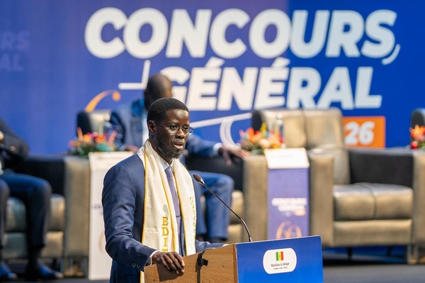 Concours général 2026 : Bassirou Diomaye Faye célèbre l’excellence scolaire et appelle la jeunesse à servir la Nation