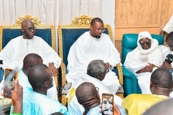 Touba / Ziara pré-Magal 2026: Ousmane Sonko reçu en audience par Serigne Mountakha Mbacké