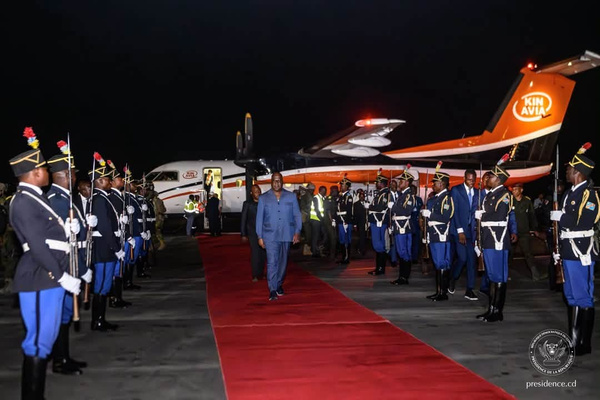RDC / Tournée dans le Grand Katanga : Félix Tshisekedi pose ses valises à Lubumbashi pour une mission sécuritaire et d'infrastructures