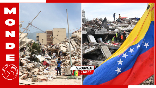 Catastrophe naturelle / Venezuela: Le bilan du double séisme du 24 juin dépasse désormais les 6 000 morts