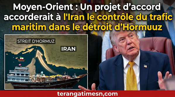 Détroit d’Ormuz : un projet d’accord pourrait donner à l’Iran un contrôle sur les navires entrant dans le Golfe