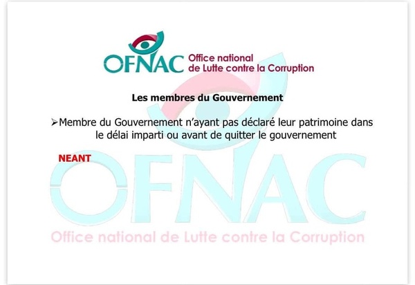 OFNAC: les listes provisoires des assujettis de la Présidence et de l’Assemblée nationale dévoilées