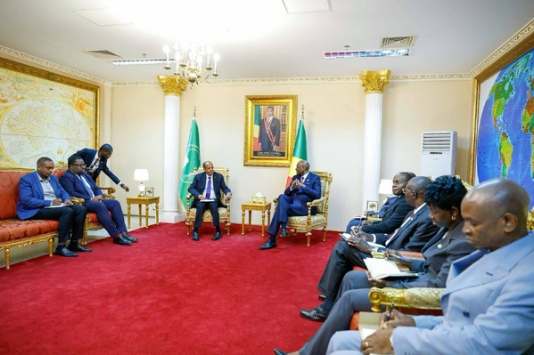Indépendance du Congo: le Président de la Commission de l'Union africaine en visite à Brazzaville