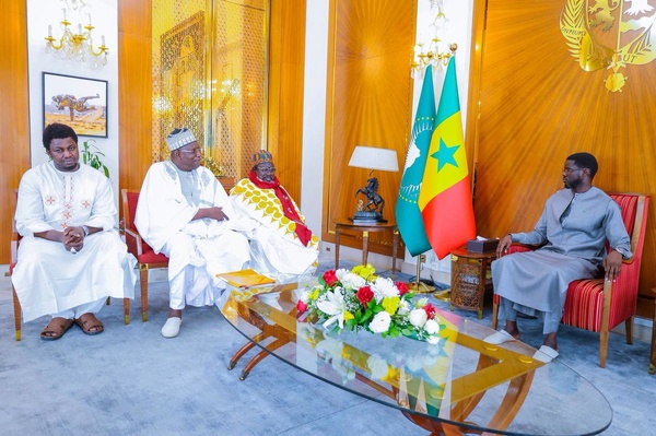 Présidence de la République: Le chef de l'État Bassirou Diomaye Faye reçoit l'Imam Ratib de Médina Baye, Serigne Cheikh Tidiane Cissé
