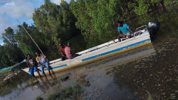 Gambie: Le GID intercepte une embarcation de migrants en route vers les îles Canaries à Badibou Gurong