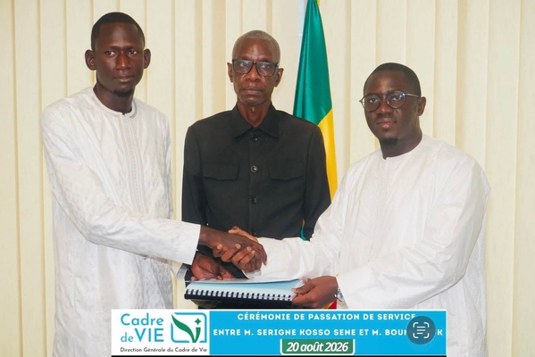 Administration publique : Bouna Seck prend les rênes de la Direction générale du Cadre de Vie