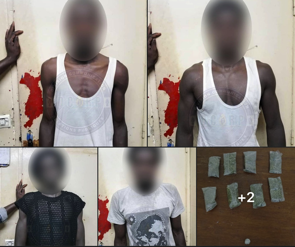 Dakar: Cinq individus interpellés à Yoff Ndeungagne pour trafic de drogue