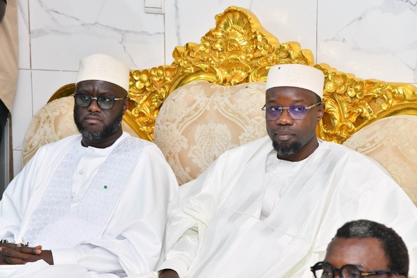 Gamou 2026: Ousmane Sonko rend visite à la famille Mame El Hadji Ndiéguène de Thiès