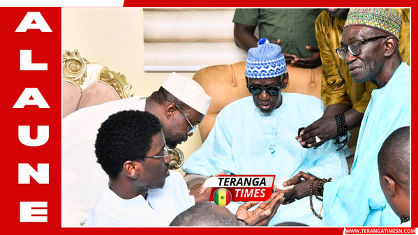 Tivaouane : Ousmane Sonko en visite chez le Khalife général des Tidianes pour prôner la paix et la concorde
