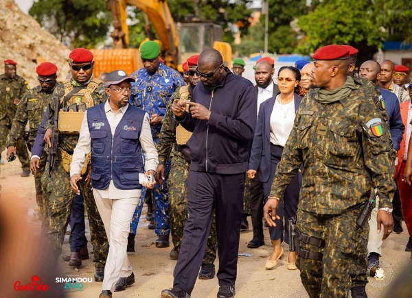 Guinée: le Président Mamadi Doumbouya inspecte les grands chantiers de modernisation de Conakry