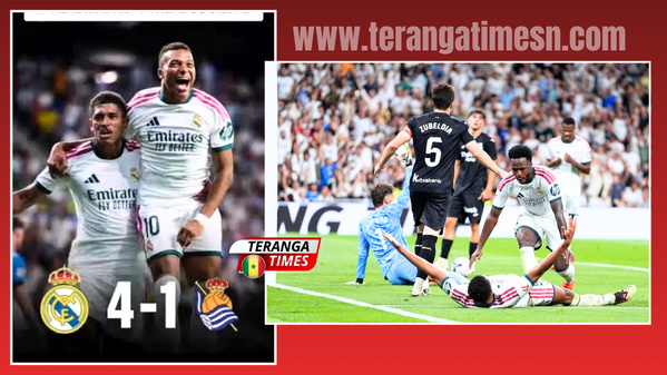 Real Madrid 4-1 Real Sociedad: Mbappé frappe fort dès le début de saison