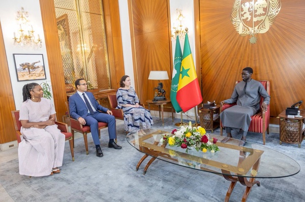 Sénégal-FMI: Bassirou Diomaye Faye reçoit la délégation du Fonds monétaire international au Palais